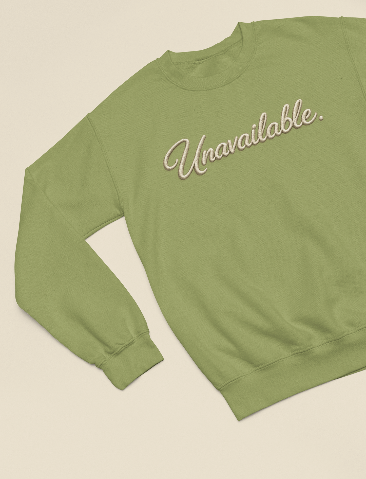 Unavailable Embroidered Sweatshirt | Signature Sassy Stitch Statement