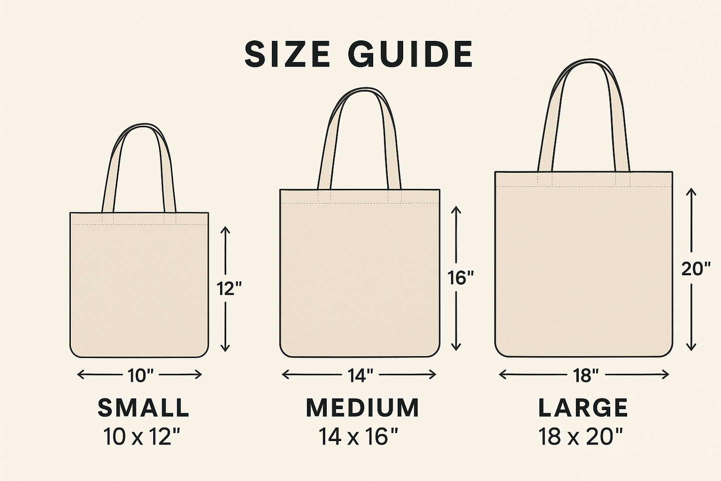 Custom Embroidered Tote Bag | Name, Monogram, or Logo