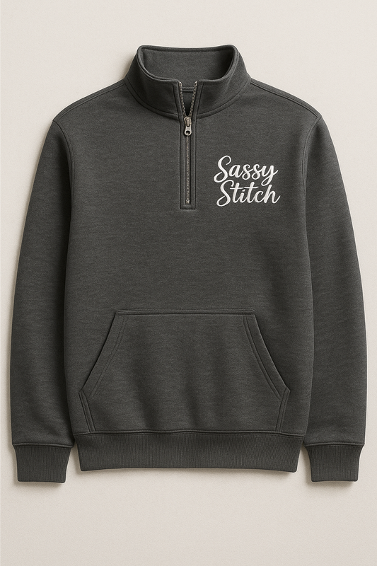 Custom Embroidered Quarter-Zip | Professional & Personal Designs