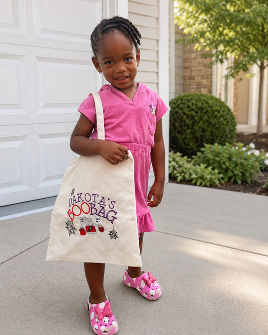Personalized Embroidered Halloween Boo Bag