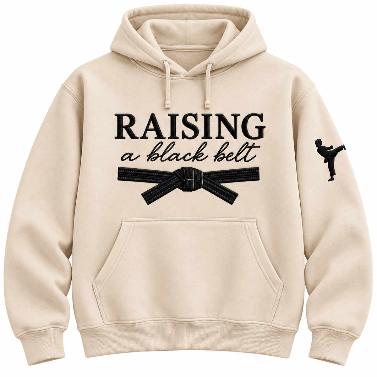 Raising a Black belt | Embroidered Crewneck & Hoodie