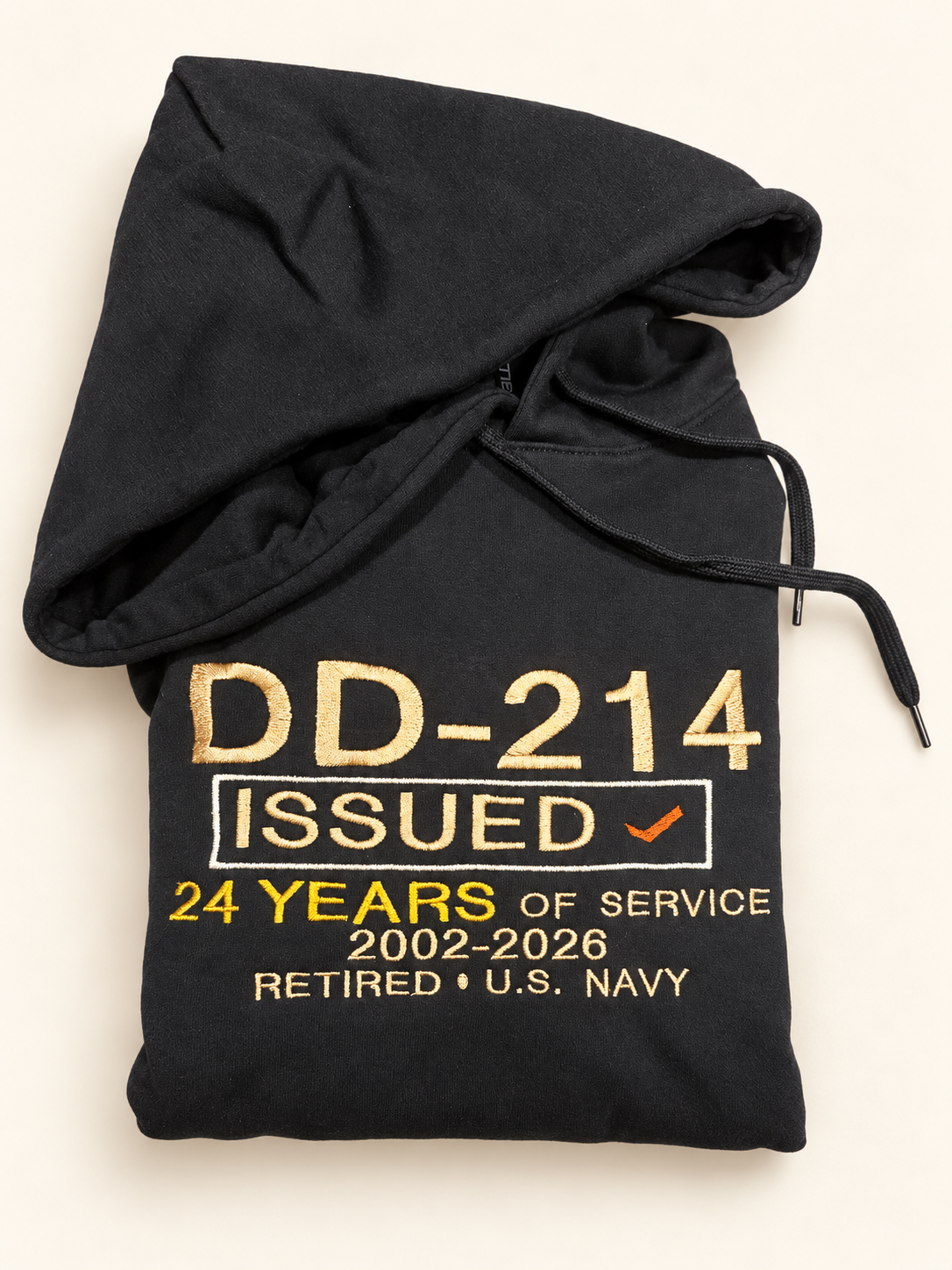 DD-214 Veteran Embroidered Hoodie | Limited Preorder