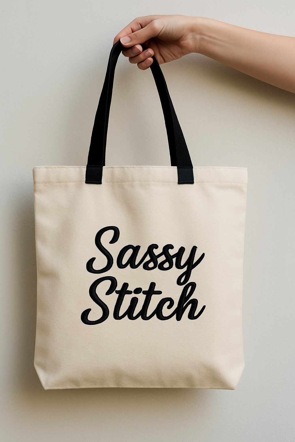 Custom Embroidered Tote Bag | Name, Monogram, or Logo