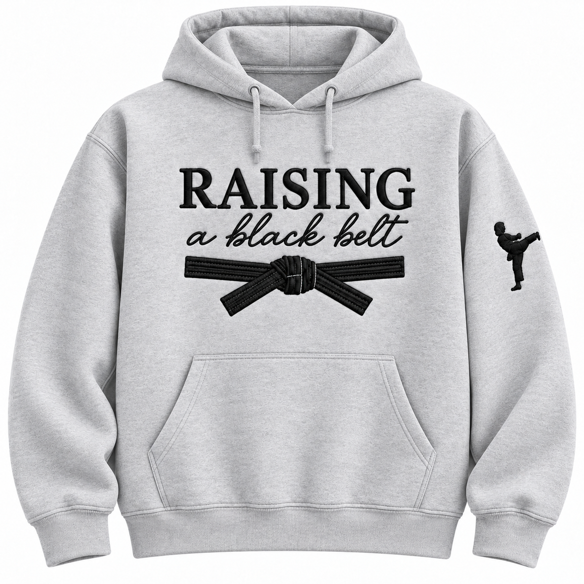 Raising a Black belt | Embroidered Crewneck & Hoodie