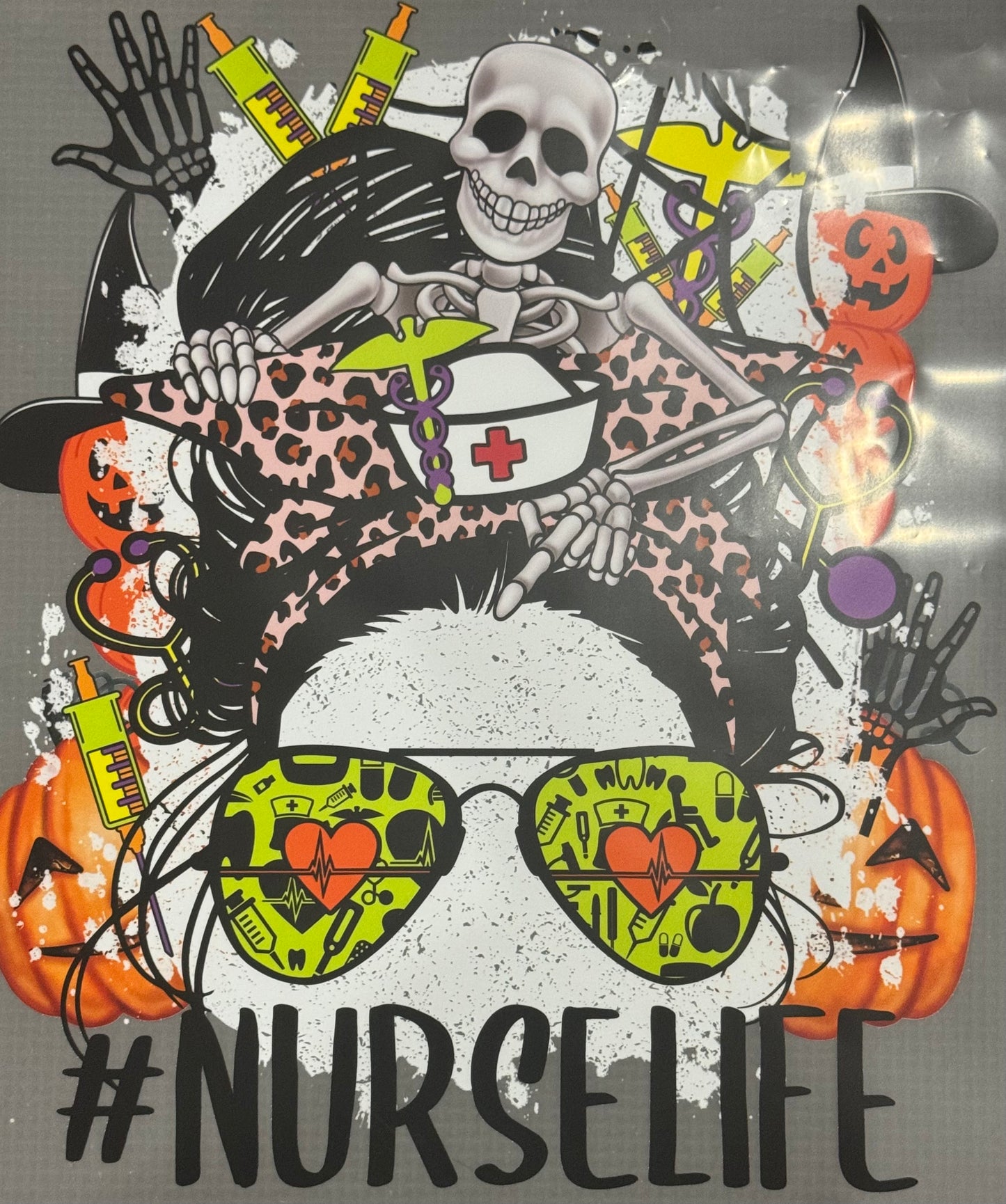Nurse Halloween Graphic Prints.