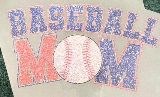 Baseball Mom Style | Cheer in Custom DTF