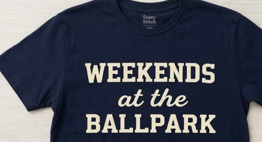 Weekends at the Ballpark Shirt | Baseball Mom Tee | Game Day T-Shirt | Sports Mom Outfit