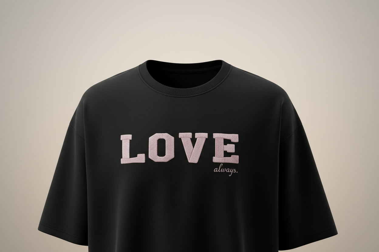 Boxy tee - LOVE always.