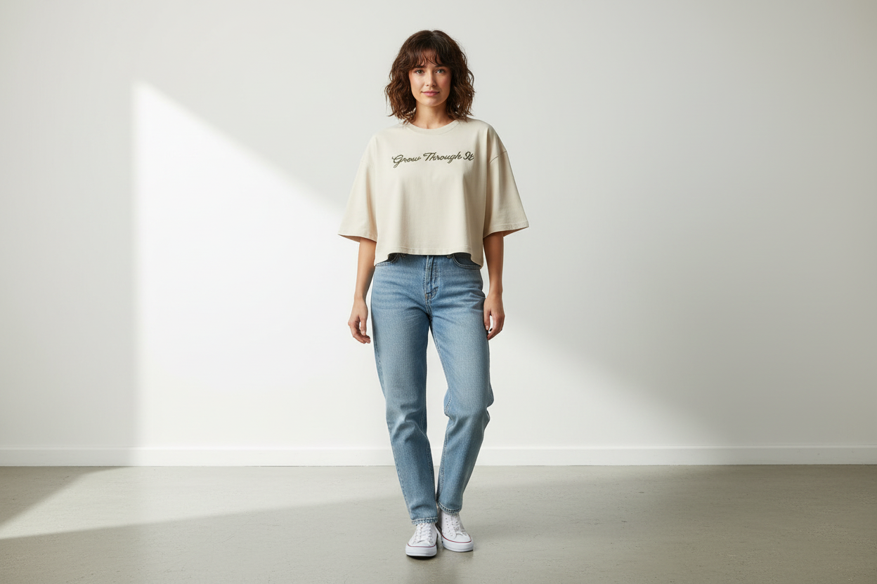 Boxy tee - silhouette shown