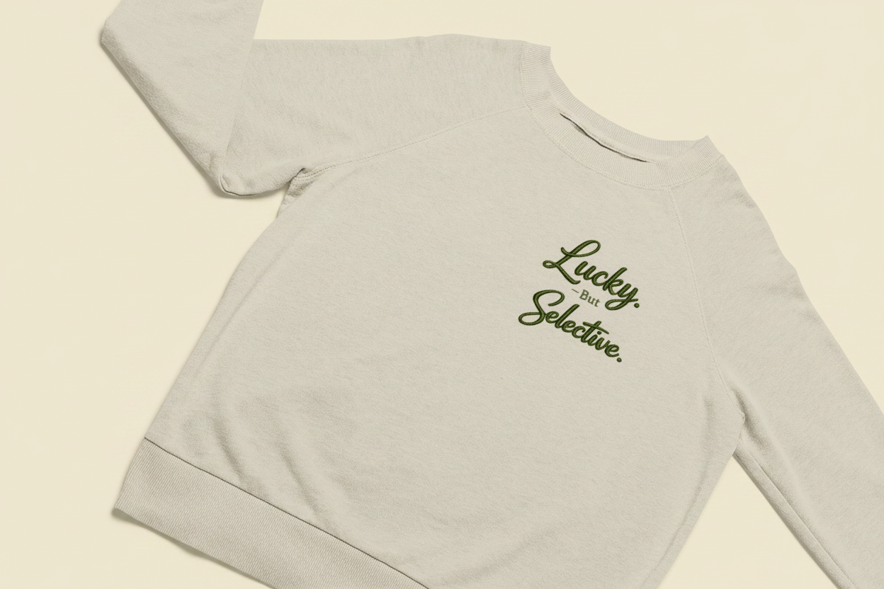Cream sweatshirt - site background