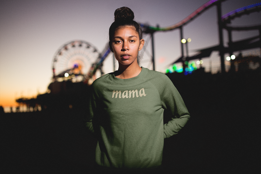 MAMA Embroidered | Minimalist Mom Sweatshirt