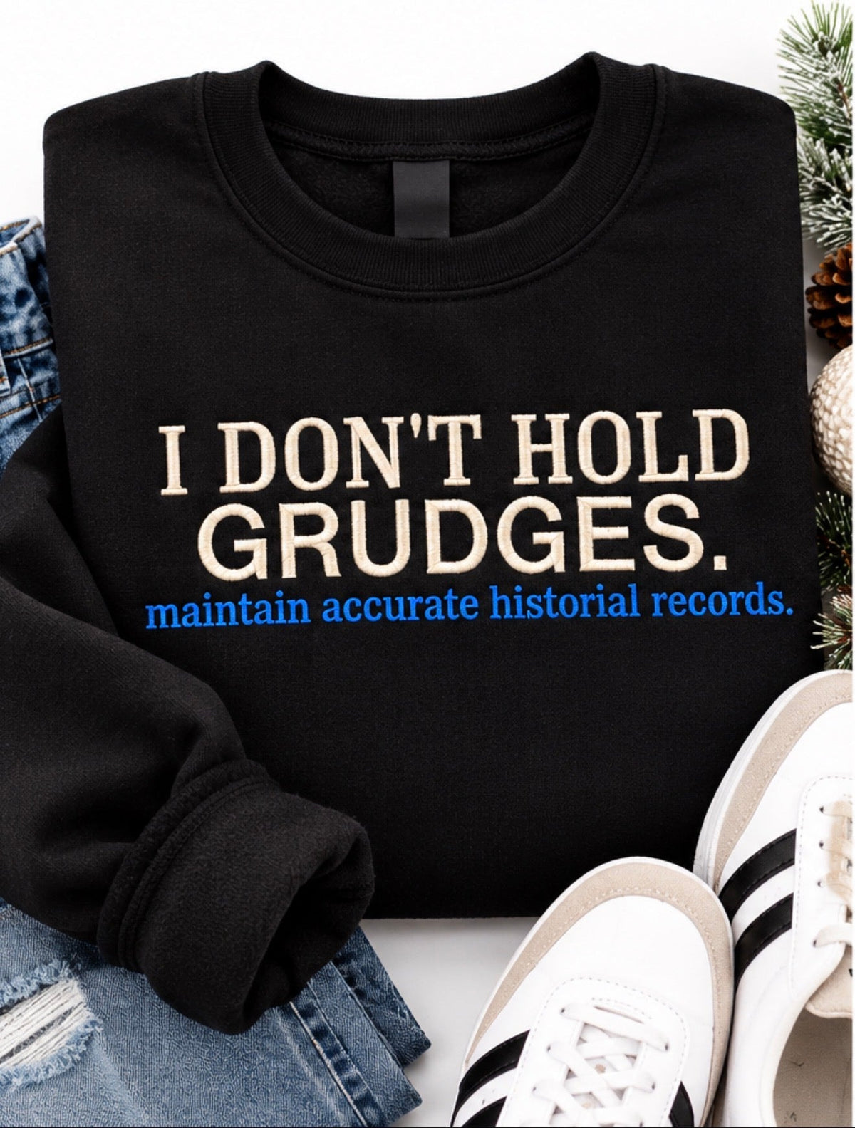 Black crewneck styling concept, not currently available to order