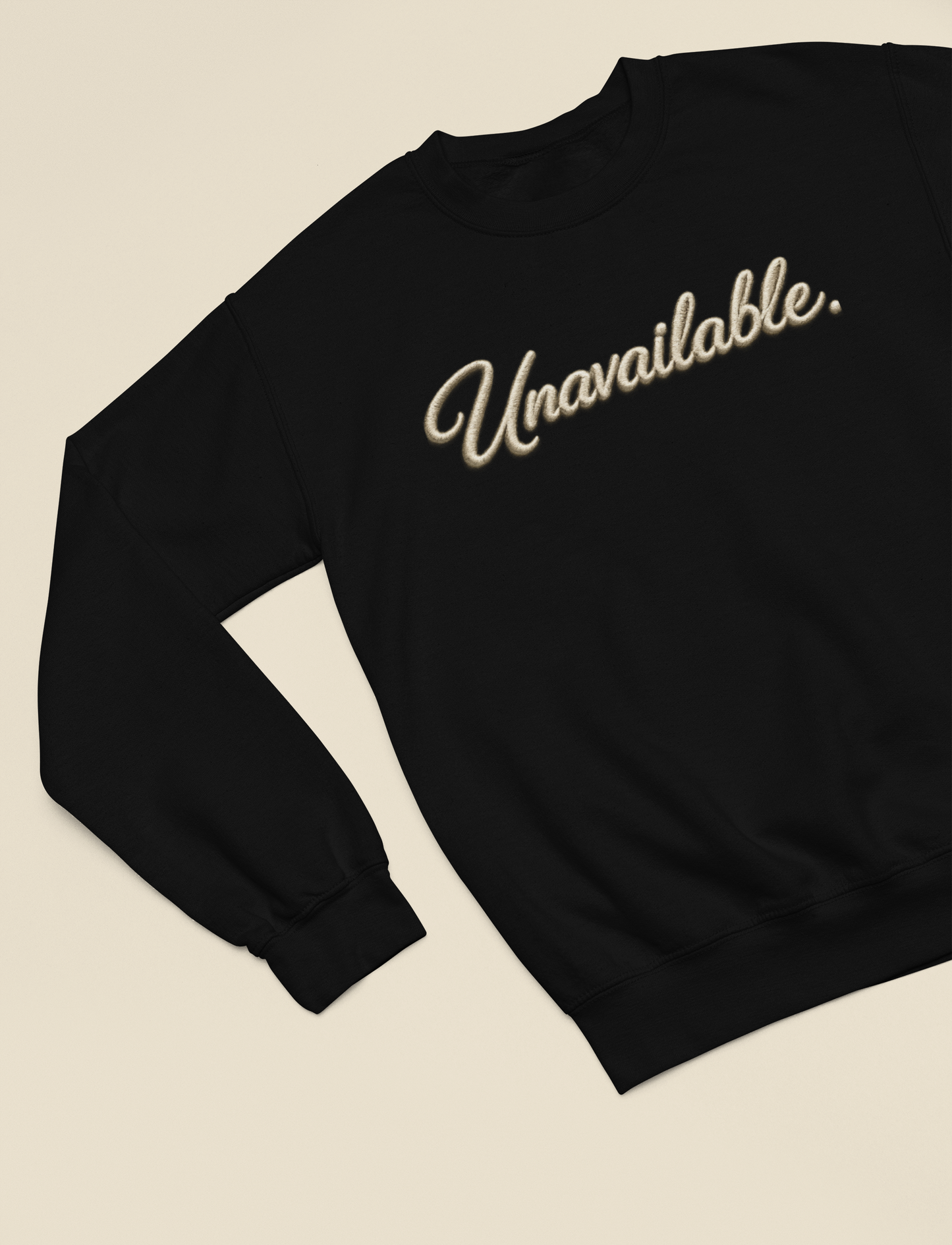 Unavailable Embroidered Sweatshirt | Signature Sassy Stitch Statement